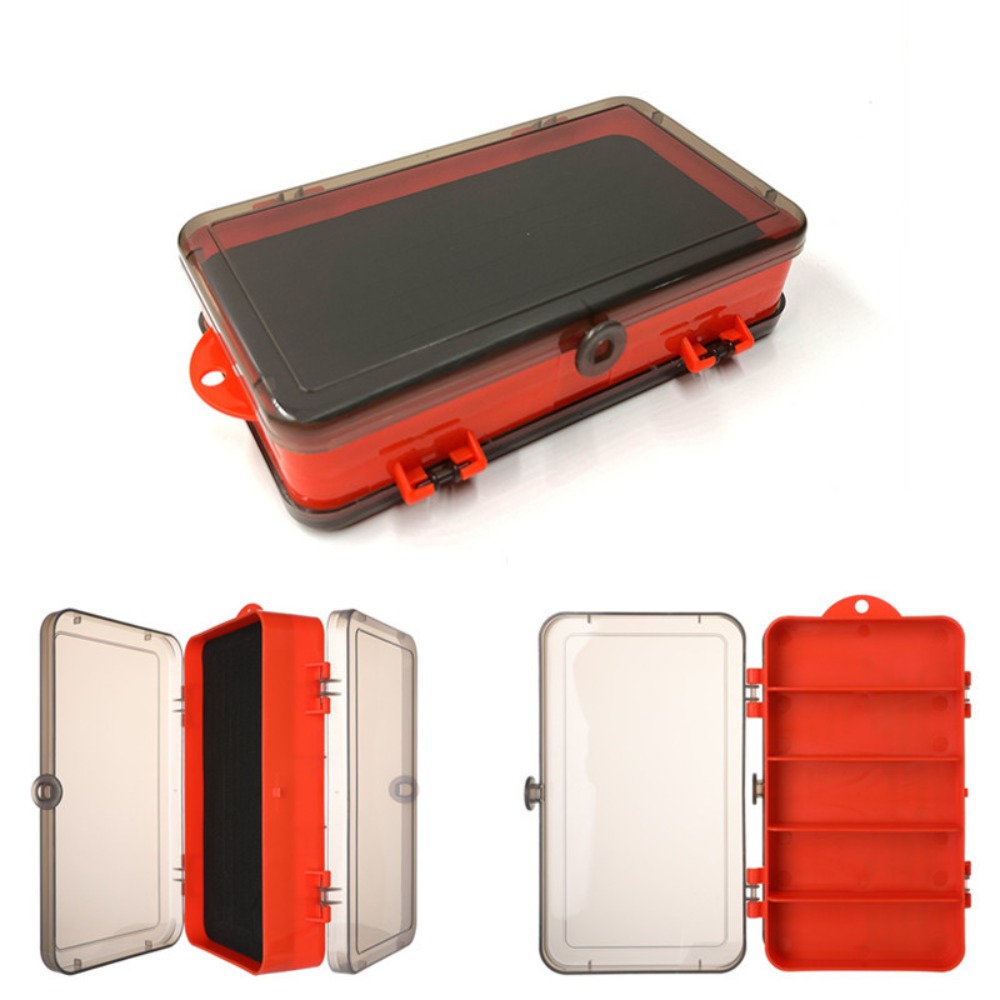 Furniture Hardware Jig - Multifunctionele visgereidoos Dubbelzijdig sponskussen Kunstaas Container