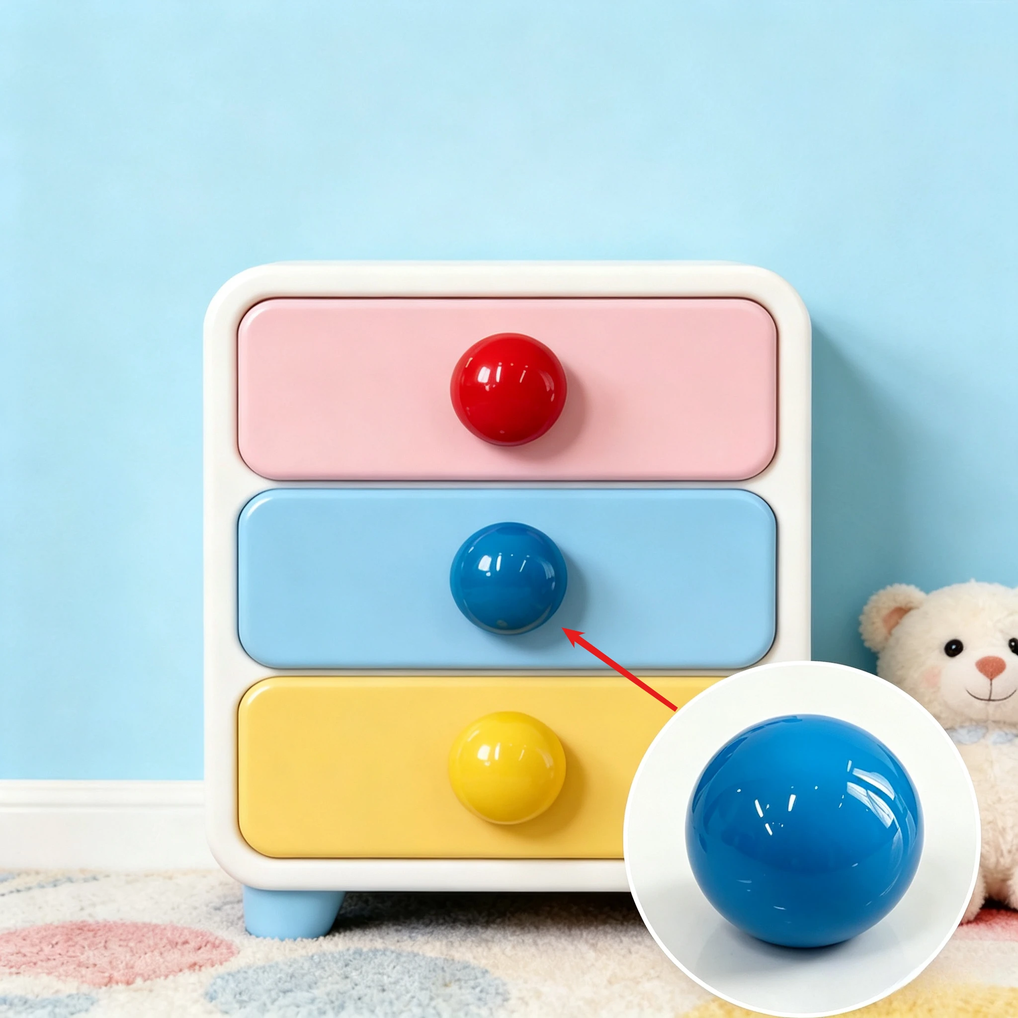 6 stuks ronde kastknoppen met  - Furniture Hardware Manufacturer recensie en prijs