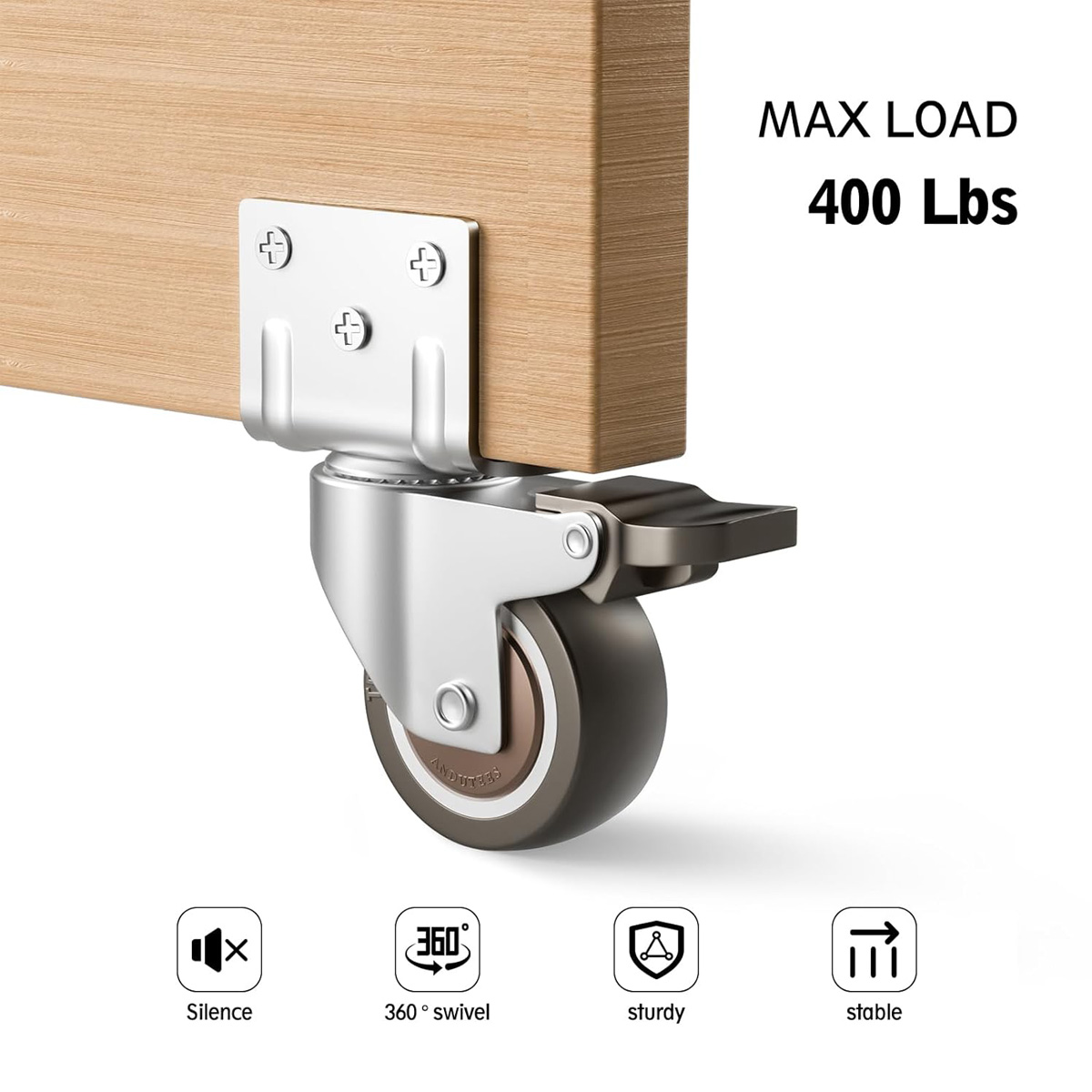 4 stuks L-vormige meubelwielen - Furniture Hardware Fitting recensie en prijs